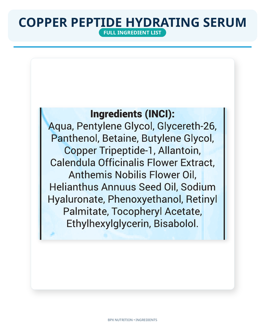 BPX GHK-Cu Copper Peptide Hydrating Serum