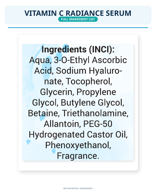 BPX Vitamin C Radiance Serum