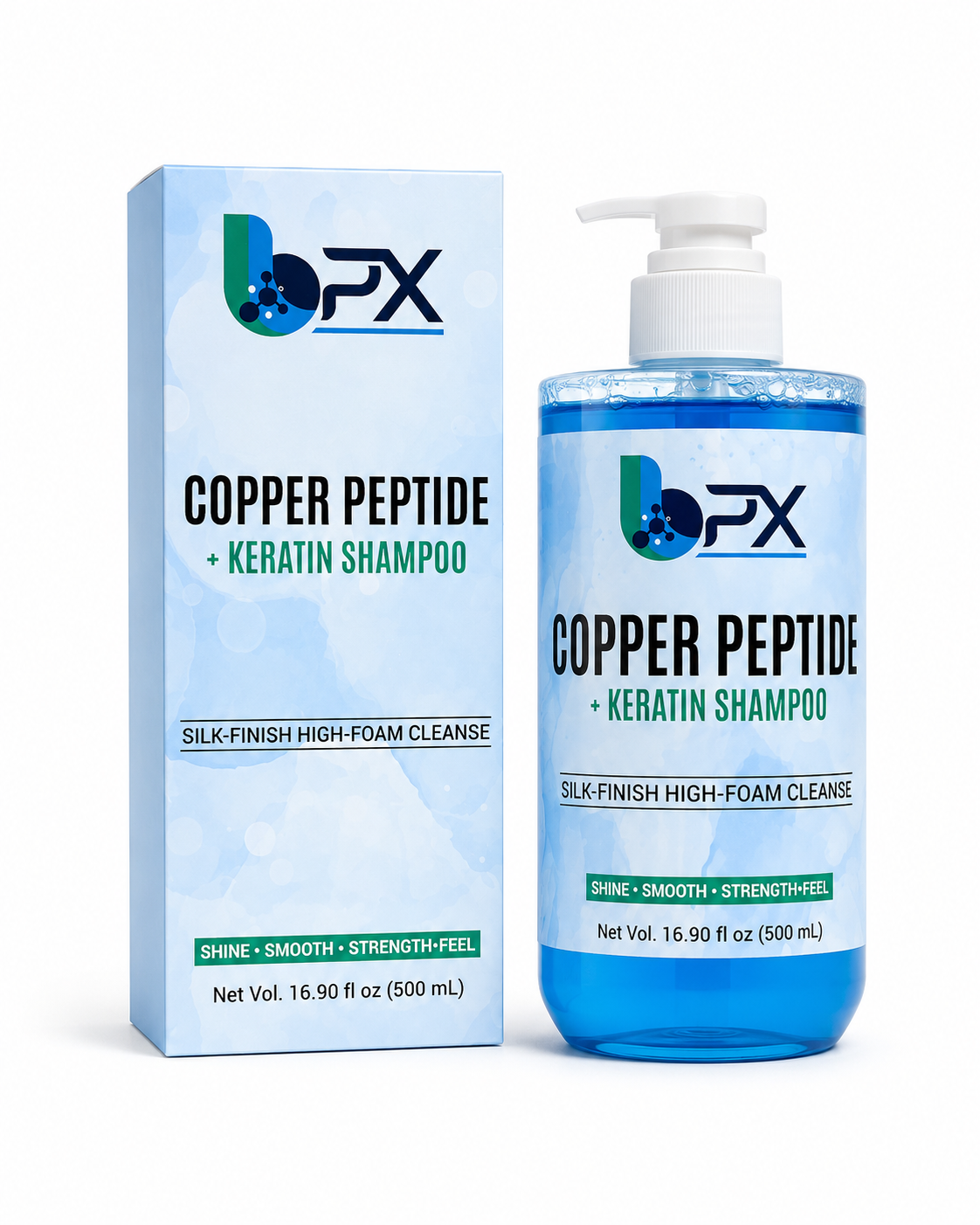 BPX GHK-Cu Copper Peptide + Keratin Shampoo