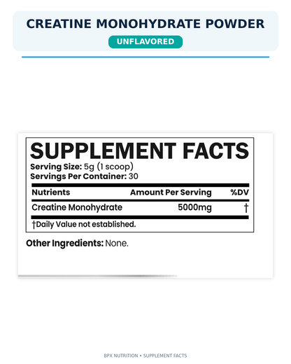 BPX Creatine Monohydrate Powder