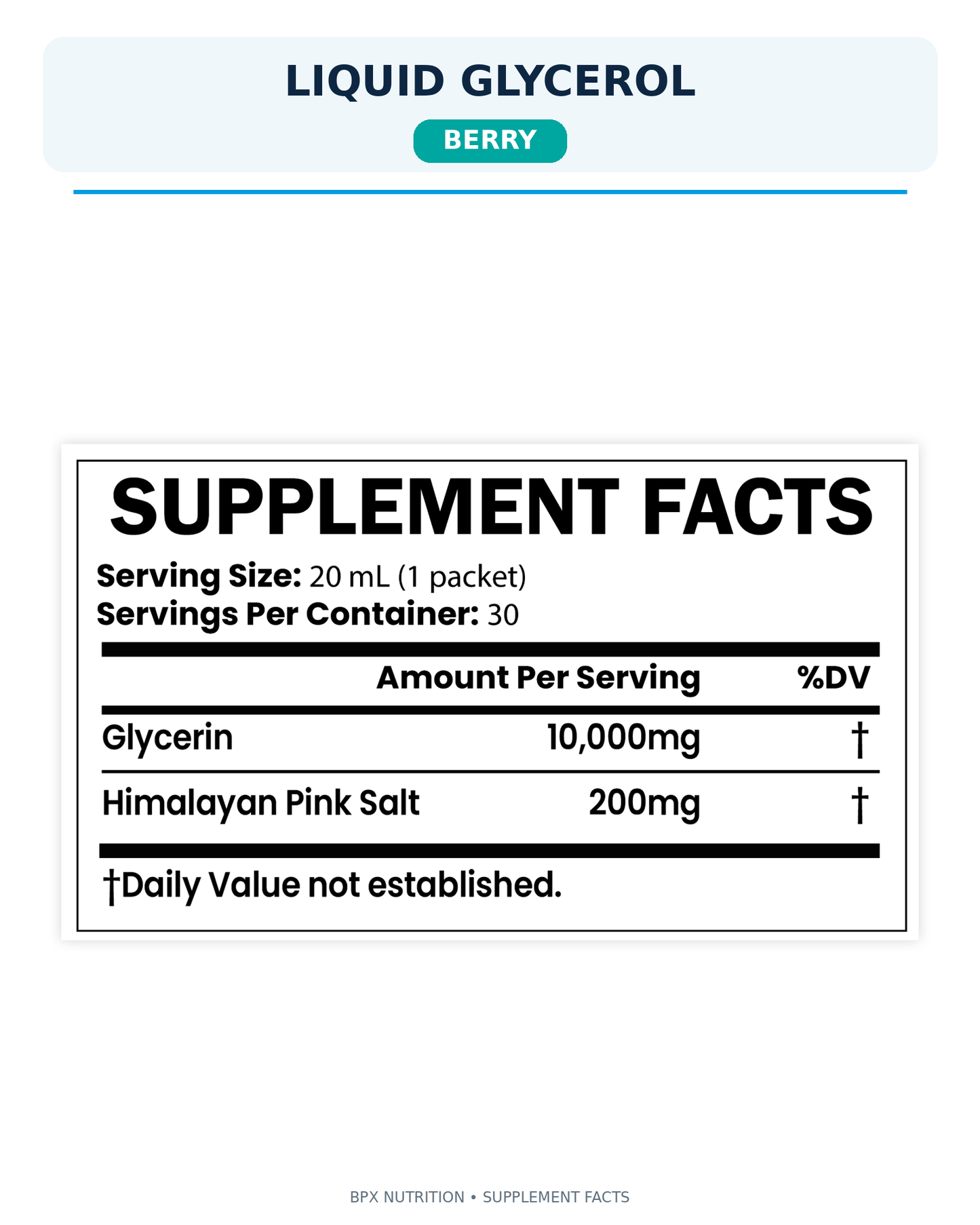 BPX Liquid Glycerol