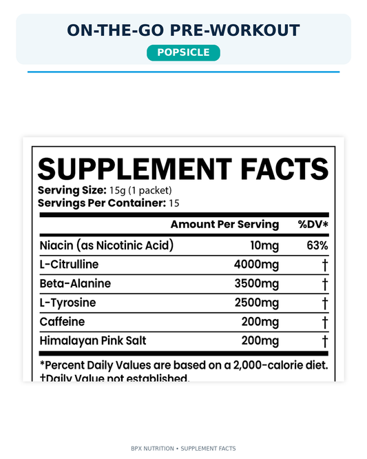 BPX On-the-Go Pre-Workout Packets