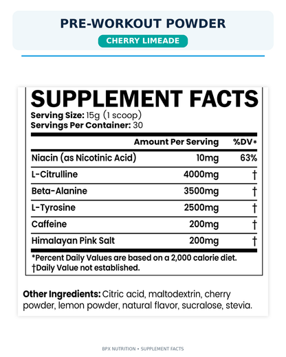 BPX Pre-Workout Powder