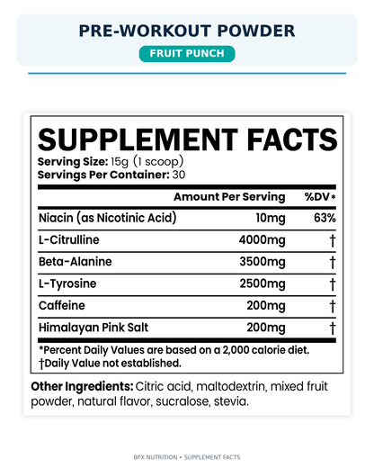 BPX Pre-Workout Powder