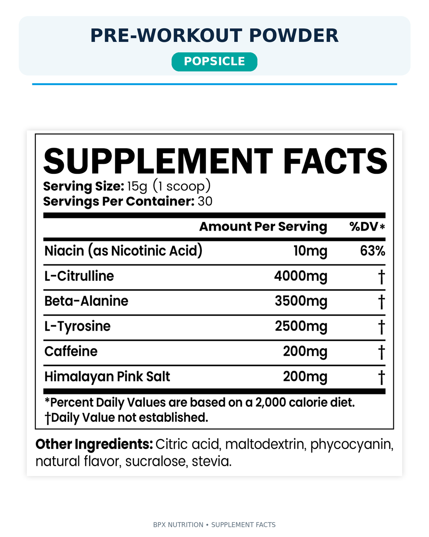 BPX Pre-Workout Powder