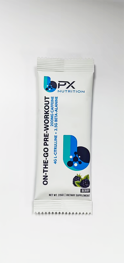 On-the-Go Pre-Workout Sampler Pack + BPX Shaker Bottle
