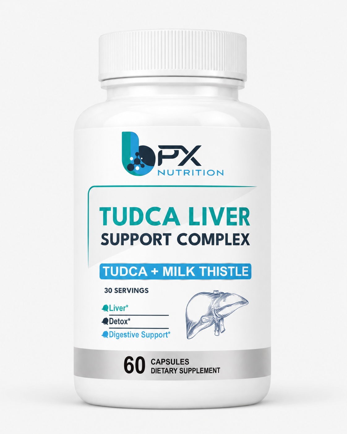 BPX TUDCA + Milk Thistle Liver Support