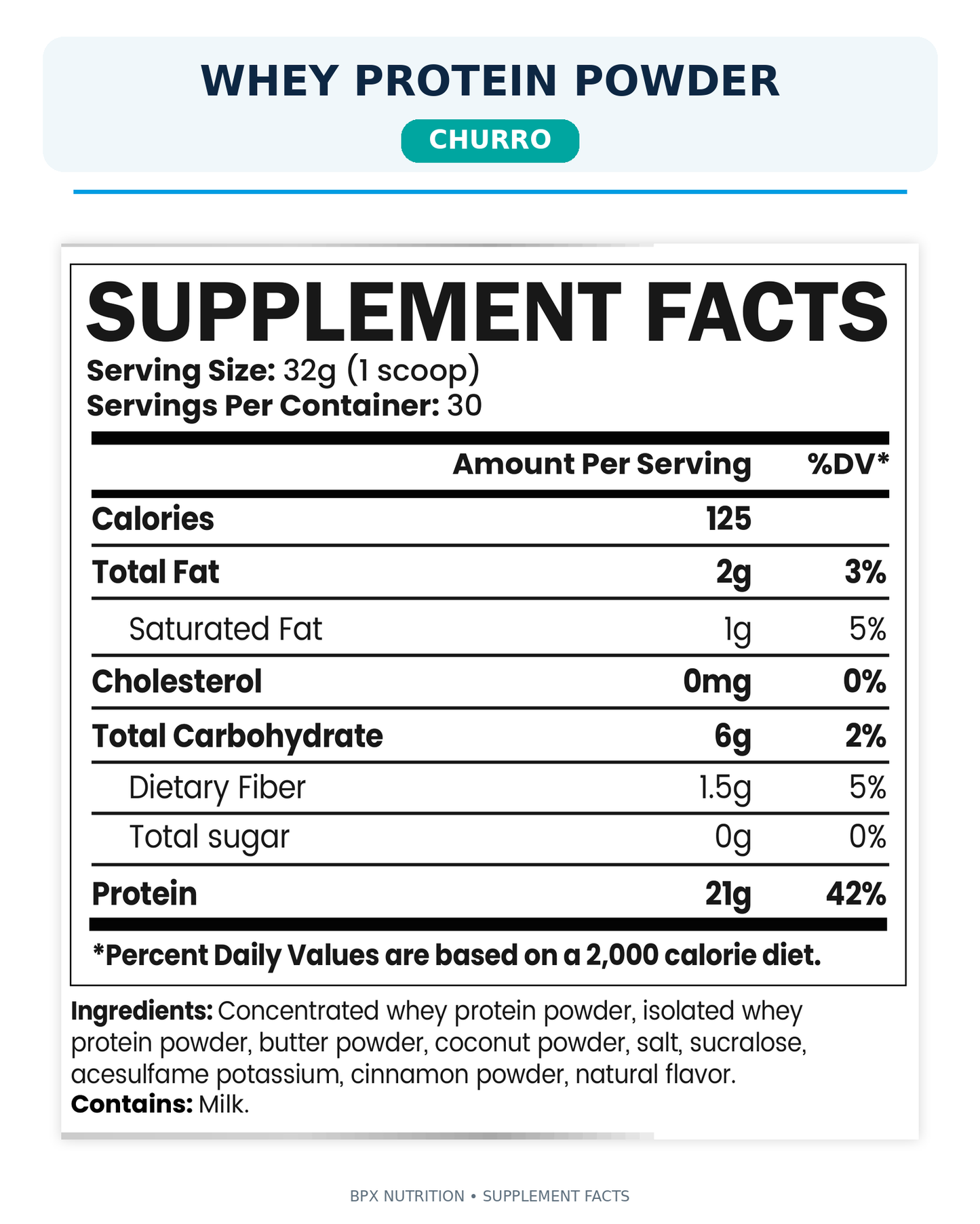 BPX Whey Protein Powder