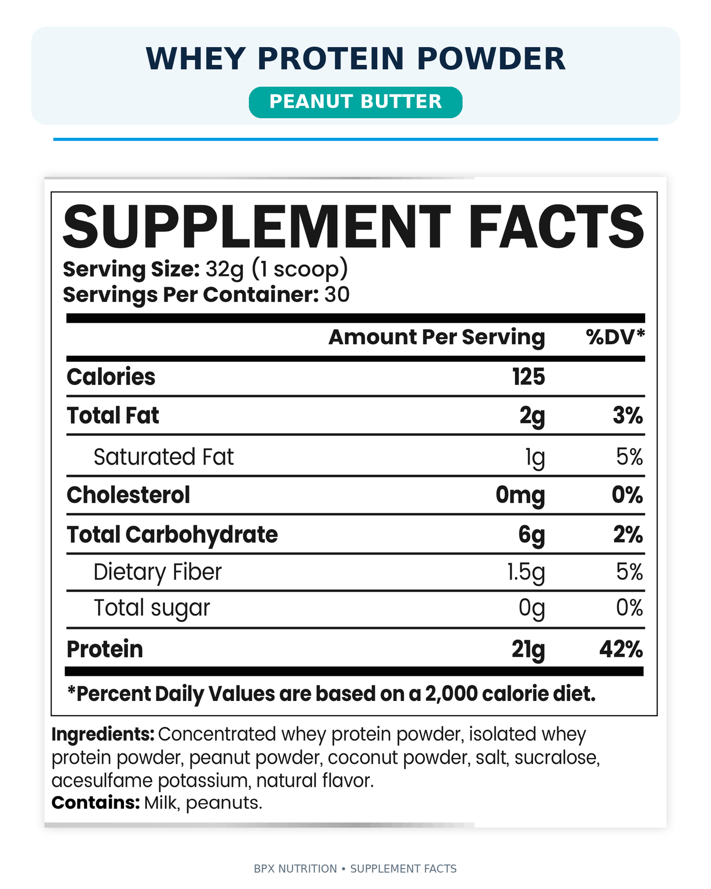 BPX Whey Protein Powder