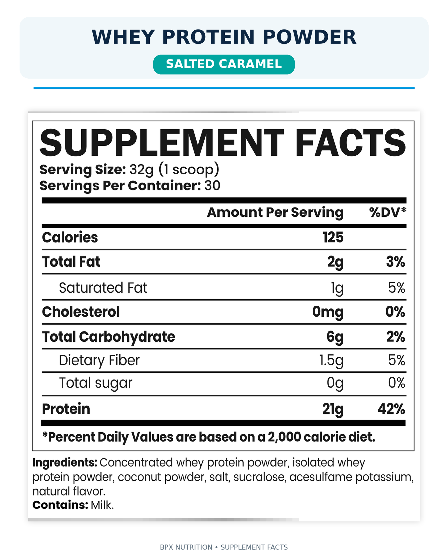 BPX Whey Protein Powder
