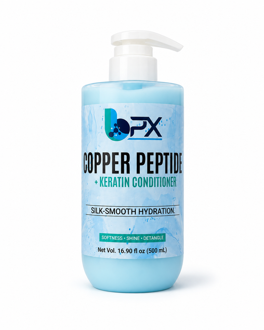BPX GHK-Cu Copper Peptide + Keratin Conditioner bottle – product photo