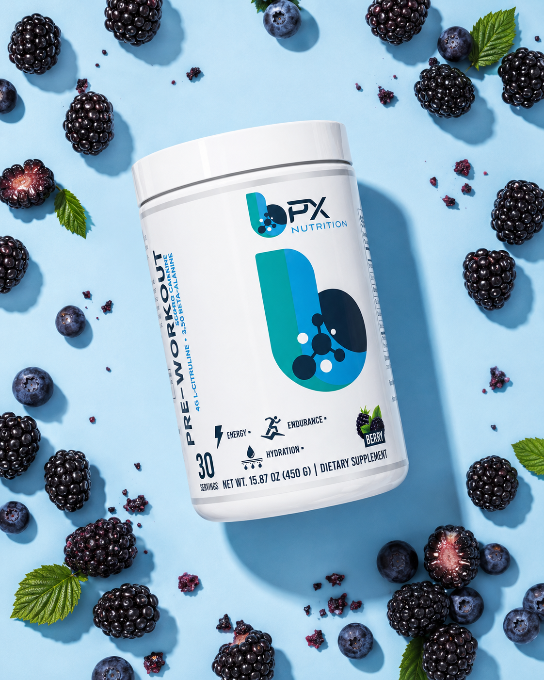 BPX Pre-Workout Powder – Berry